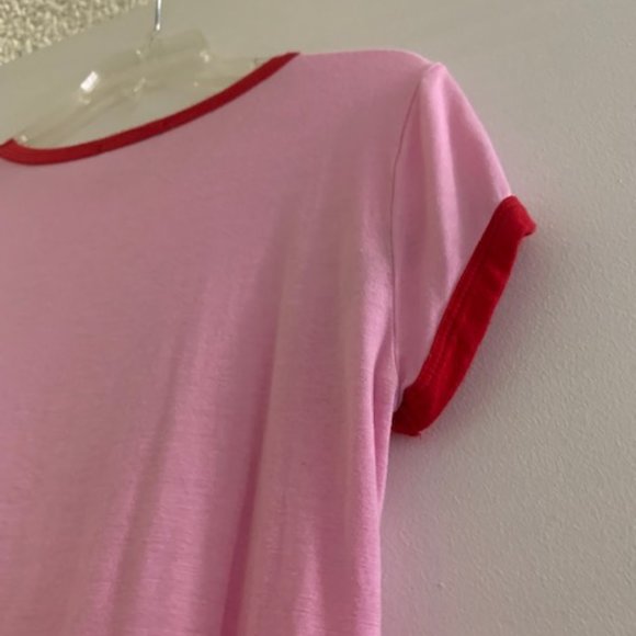 Angel and Devil Rhinestone Ringer Top - Picture 6 of 10